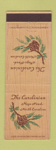 Matchbook Cover - The Carolinian Nags Head NC