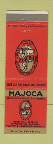 Matchbook Cover - Hajoca Pluming Heating Supply