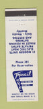 Matchbook Cover - Topsail Motel New Topsail Beach NC