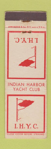 Matchbook Cover - Indian Harbor Yacht Club Greenwich CT
