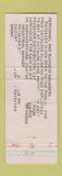 Matchbook Cover Pay Saver Store Chicopee MA Holyoke Northampton Greenfield WORN