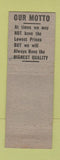 Matchbook Cover - Hadda's Corner Tobacco Grocery Waterbury CT
