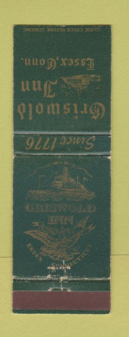 Matchbook Cover - Griswold Inn Essex CT