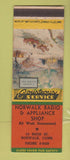 Matchbook Cover - Norwalk Radio Applaince CT
