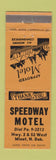 Matchbook Cover - Speedway Motel Minot ND