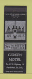 Matchbook Cover - Gerken Motel Plankinton SD