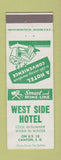 Matchbook Cover - West Side Hotel Canton SD