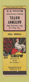 Matchbook Cover - Gateway Hotel Westhope ND low phone # WEAR