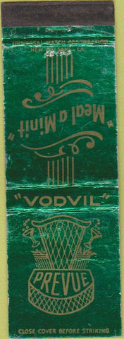 Matchbook Cover - Meal A Minit Vodvil Prevue