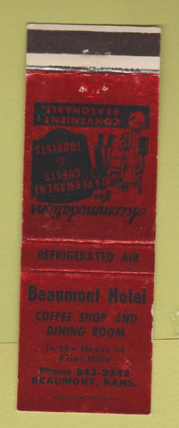 Matchbook Cover - Beaumont Hotel KS WEAR