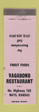 Matchbook Cover - Vagabond Restaurant Hays KS