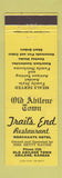 Matchbook Cover - Trail's End Restaurant Abilene KS