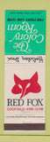 Matchbook Cover - Red Fox Colonly Room Holiday Inn Jackson MS WEAR