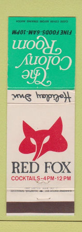Matchbook Cover - Red Fox Colonly Room Holiday Inn Jackson MS WEAR