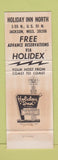 Matchbook Cover - Red Fox Colonly Room Holiday Inn Jackson MS WEAR