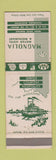 Matchbook Cover - Magnolia Motor Hotel Restaurant Vicksburg MS