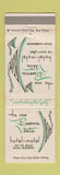 Matchbook Cover - New Buena Vista Hotel Motel Biloxi MS