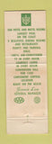 Matchbook Cover - New Buena Vista Hotel Motel Biloxi MS