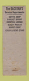 Matchbook Cover - Dacotah Hotel Grand Forks ND