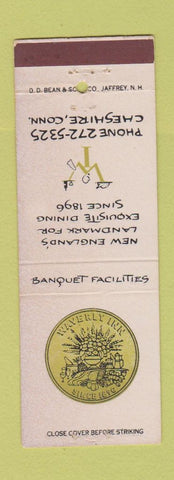 Matchbook Cover - Waverly Inn Cheshire CT