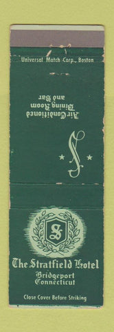 Matchbook Cover - Stratfield Hotel Bridgeport CT