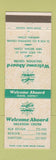 Matchbook Cover - Welcome Aboard Vacation Center New Britain Meriden CT