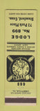 Matchbook Cover - Elks Lodge Stamford CT
