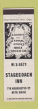 Matchbook Cover - Stagecoach Inn Bath ME