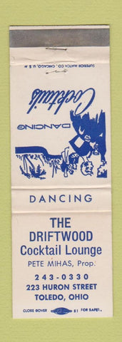 Matchbook Cover - Driftwood Cocktail Lounge Toledo OH