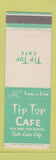 Matchbook Cover - Tip Top Cafe Salt Lake City UT