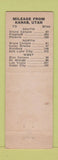 Matchbook Cover - Peache's Trail's End Restaurant Kenab UT low phone #