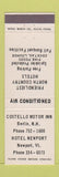 Matchbook Cover - Costello Motor Inn Berlin NH Hotel Newport VT