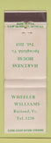 Matchbook Cover - Hartness House Springfield VT low phone #
