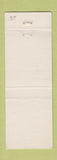 Matchbook Cover - Harbor Hide A Way Shelburne VT