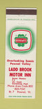 Matchbook Cover - Ladd Brook Motor Inn Pownal VT