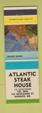 Matchbook Cover - Atlantic Steak House Bangor ME