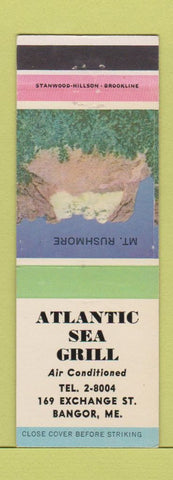 Matchbook Cover - Atlantic Sea Grill Bangor ME