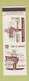 Matchbook Cover - 20th Century Motel West Memphis AR