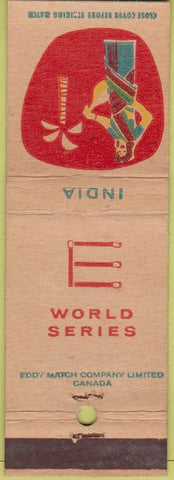 Matchbook Cover - Eddy Match World Series Canada