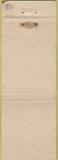 Matchbook Cover - Hotel Tillamook OR WORN