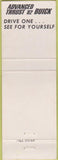 Matchbook Cover - Funk Buick Arlington Heights IL