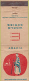 Matchbook Cover - Eddy World Series Arabia Canada