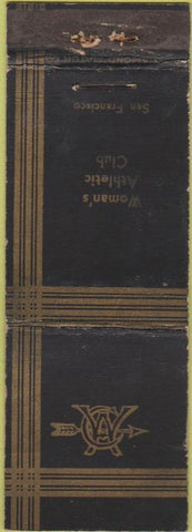 Matchbook Cover - San Francisco Woman's Athletic Club WEAR