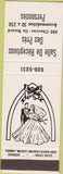 Matchbook Cover - Salle De Receptions wedding Canada