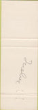 Matchbook Cover - Salle De Receptions wedding Canada