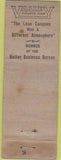 Matchbook Cover - Valley Finance Corp POOR