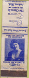 Matchbook Cover - Clinton Tavern Jackson MS WORN girlie?
