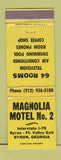 Matchbook Cover - Magnolia Motel Byron GA