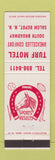 Matchbook Cover - Turf Motel Salem Depot NH Horse Racing Sports Results