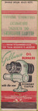 Matchbook Cover - Gilbarco Oil Burners Columbus IN WORN